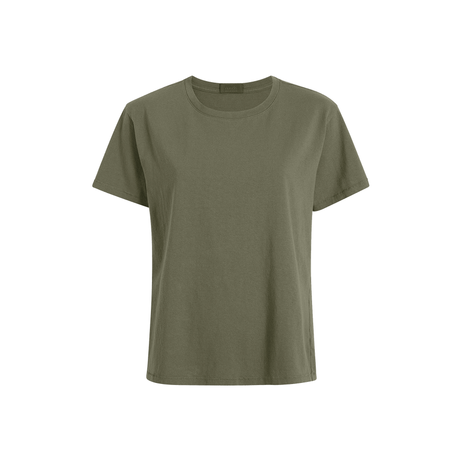 Women's Everyday T-Shirt - Dark Olive - nuuds