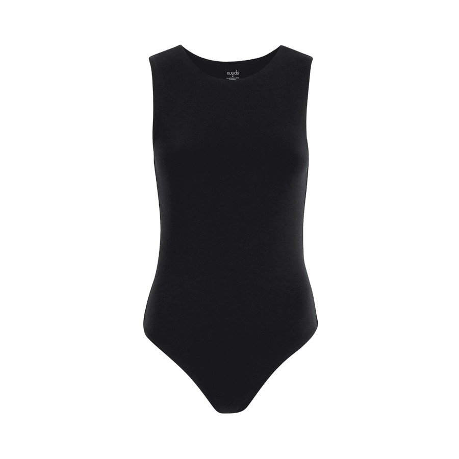 Women's Classic Crew Tank Bodysuit | Black