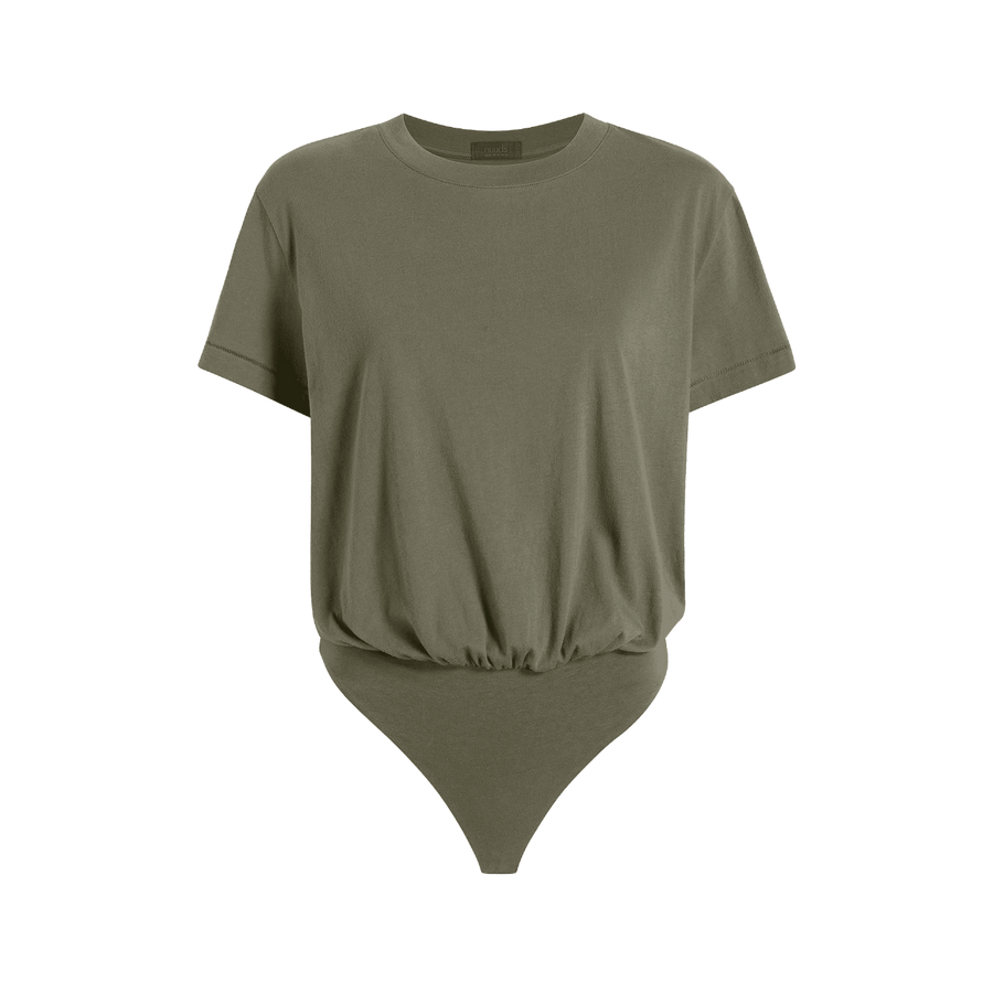Women's Everyday T-Shirt Bodysuit | Dark Olive
