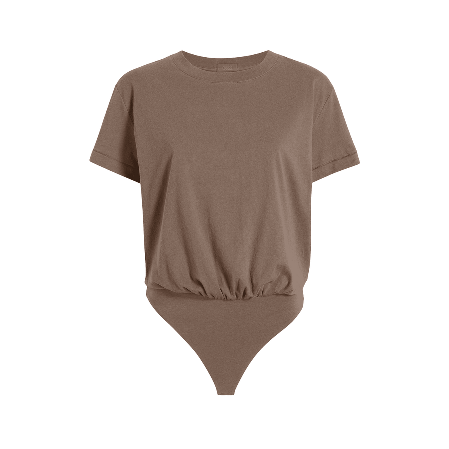 Women's Everyday T-Shirt Bodysuit | Mocha