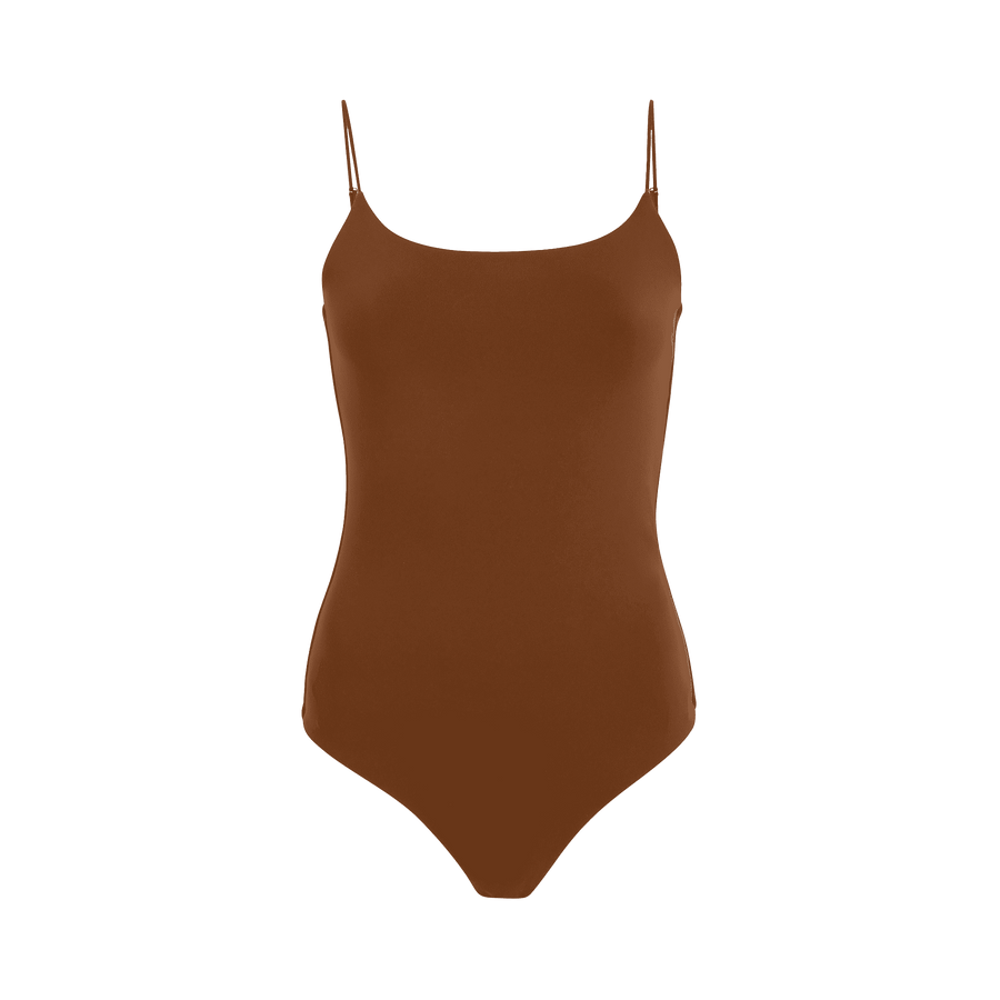 Women's Cami Bodysuit - Chocolate
